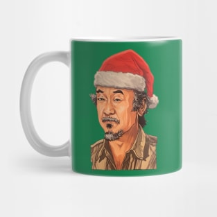 mr miyagi christmas Mug